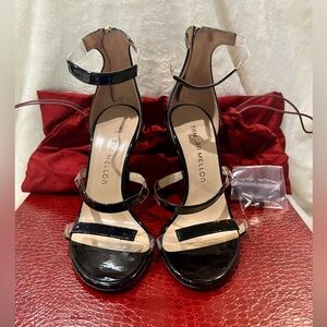 Tamara Mellon Frontline 105mm patent heels.